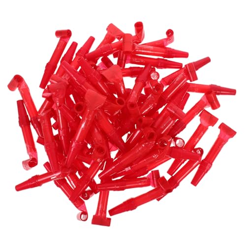 INOOMP 50 Stück Spielzeugzubehör mit Zunge kleben Krachmacher für Party Spielzeughupe Partykrachmacher Krachmacherspielzeug für Gebläse für Party Plastik rot INOOMP 50 Stück Spielzeugzubehör mit Zunge kleben Krachmacher für Party Spielzeughupe Partykrachmacher Krachmacherspielzeug für Gebläse für Party Plastik rot von INOOMP