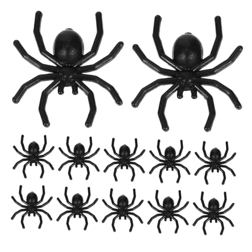 INOOMP 500stücke Realistische Kunststoffspinnen Gruselige Halloween Deko Für Partys Miniatur Spinnen Für Streich Und Horrordekorationen Wetterfestes Spielzeug Für Innen Und INOOMP 500stücke Realistische Kunststoffspinnen Gruselige Halloween Deko Für Partys Miniatur Spinnen Für Streich Und Horrordekorationen Wetterfestes Spielzeug Für Innen Und von INOOMP