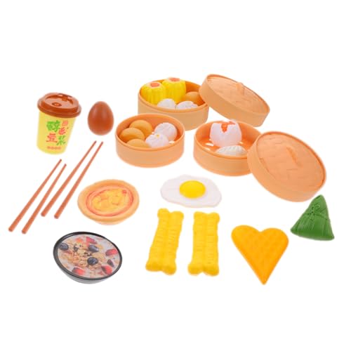 INOOMP 58 Teiliges Küchenspielzeug Kochen Rollenspiel Essen Kinderspielzeug Für Kleinkinder Gefälschtes Chinesisches Frühstück Gefälschtes Frühstücksspielzeug Bunter INOOMP 58 Teiliges Küchenspielzeug Kochen Rollenspiel Essen Kinderspielzeug Für Kleinkinder Gefälschtes Chinesisches Frühstück Gefälschtes Frühstücksspielzeug Bunter von INOOMP
