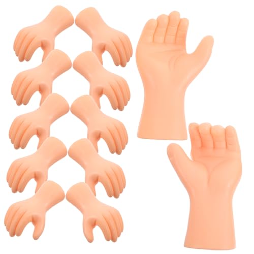 INOOMP 6 Paar Kunststoff Handersatz Für Puppen Simulationshände Zum Basteln Von Puppen Realistische Körperteile Zubehör Für Die Puppenherstellung von INOOMP