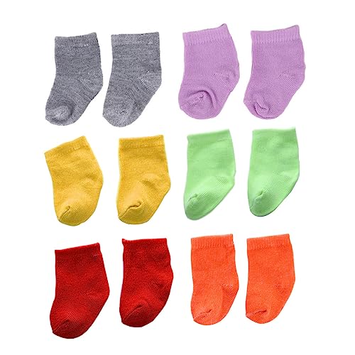 INOOMP 6paare Dekorative Puppensocken Farbige Spielzeug-socken Puppen Als Spielhaus-Dekoration Für Kreative DIY-projekte INOOMP 6paare Dekorative Puppensocken Farbige Spielzeug-socken Puppen Als Spielhaus-Dekoration Für Kreative DIY-projekte von INOOMP