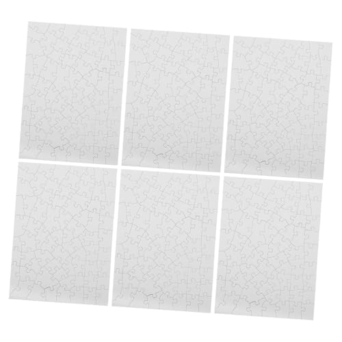 INOOMP 6 Sätze Puzzle Massensublimationsrohlinge Sublimation Supplies DIY-Versorgung Kinderspielzeug Sublimationsrätsel für Rätsel übertragen kognitives hölzern Weiß INOOMP 6 Sätze Puzzle Massensublimationsrohlinge Sublimation Supplies DIY-Versorgung Kinderspielzeug Sublimationsrätsel für Rätsel übertragen kognitives hölzern Weiß von INOOMP