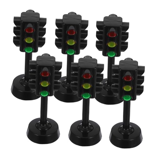 INOOMP 6 Stück Ampelspielzeug Ampel -ampel-Spiel Im Freien Mini -ampel Verkehrsspielzeug Für Bahnübergänge -ampel Ampel Für Abs Schwarz INOOMP 6 Stück Ampelspielzeug Ampel -ampel-Spiel Im Freien Mini -ampel Verkehrsspielzeug Für Bahnübergänge -ampel Ampel Für Abs Schwarz von INOOMP