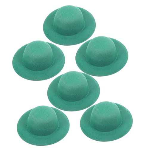 INOOMP 6 Stück Cowboy Hüte Kleine Cowgirl Hüte aus Filz für Puppen Bastelbedarf für Partys und Dekoration und DIY Projekte INOOMP 6 Stück Cowboy Hüte Kleine Cowgirl Hüte aus Filz für Puppen Bastelbedarf für Partys und Dekoration und DIY Projekte von INOOMP