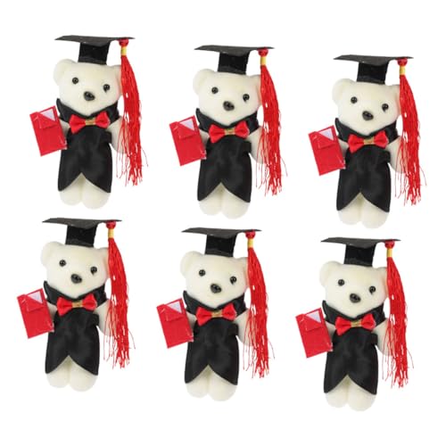 INOOMP 6 Stück Dr. Bärenpuppe Abschlussbär Bären-stofftiere Mini-teddybären Erinnerungsstücke Für Die Abschlussfeier Kleiner Bär Aus Plüsch Für Die Abschlussfeier Polyester INOOMP 6 Stück Dr. Bärenpuppe Abschlussbär Bären-stofftiere Mini-teddybären Erinnerungsstücke Für Die Abschlussfeier Kleiner Bär Aus Plüsch Für Die Abschlussfeier Polyester von INOOMP