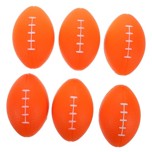 INOOMP 6 Stück Fußball Gefälligkeiten für Sportpartys Mini -Fußbälle Fußballbälle Fußballfiguren für Fußball Ball Fußballparty bevorzugt Mini -Fußball Polyurethan Orange INOOMP 6 Stück Fußball Gefälligkeiten für Sportpartys Mini -Fußbälle Fußballbälle Fußballfiguren für Fußball Ball Fußballparty bevorzugt Mini -Fußball Polyurethan Orange von INOOMP