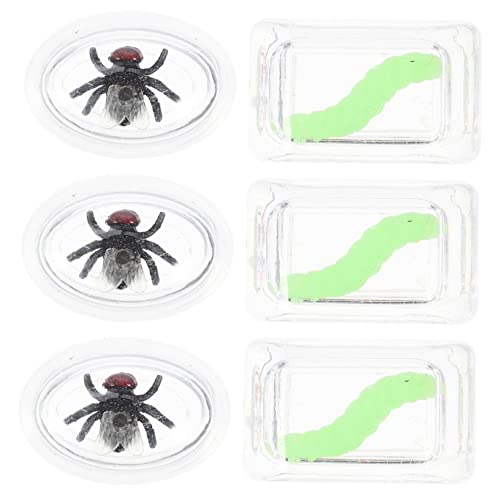 INOOMP 6 Stück Gruselige Eiswürfel mit Insekten für Halloween Pranks Realistische Fake Eiswürfel für Partys und Spaß Scherzartikel Getränken INOOMP 6 Stück Gruselige Eiswürfel mit Insekten für Halloween Pranks Realistische Fake Eiswürfel für Partys und Spaß Scherzartikel Getränken von INOOMP