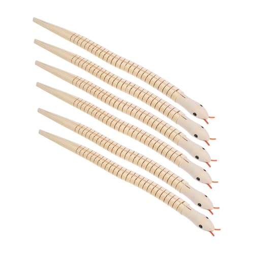 INOOMP 6 Stück Holzschlangenspielzeug Gruseliges Schlangenspielzeug Halloween Realistische Schlange Gefälschte Schlangenstütze Lebensechte Schlange Streich Schlangenfigur Hölzern INOOMP 6 Stück Holzschlangenspielzeug Gruseliges Schlangenspielzeug Halloween Realistische Schlange Gefälschte Schlangenstütze Lebensechte Schlange Streich Schlangenfigur Hölzern von INOOMP