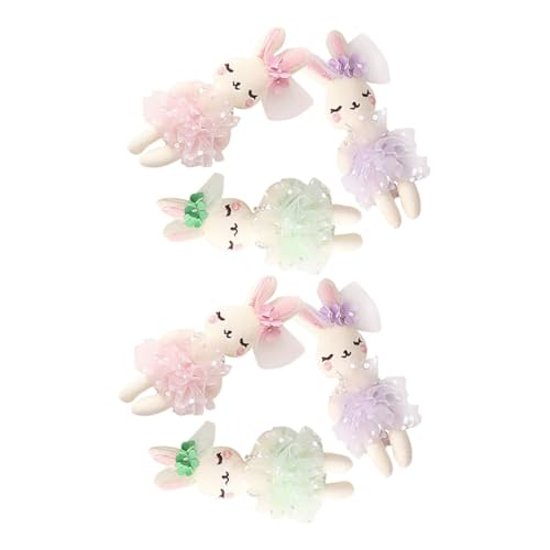 INOOMP 6 Stück Kaninchenpuppe Kaninchen Basteln Kaninchen-Miniatur Mini-plüsch-Kaninchen-anhänger Kaninchenmaterial Zum Selbermachen Miniatur-kuscheltiere Pp Baumwolle von INOOMP