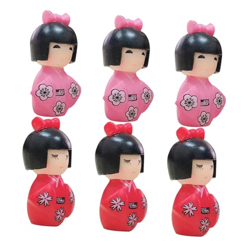 INOOMP 6 Stück Kimono-Puppe Puppe im japanischen Stil Kimono im japanischen Stil traditionelle Kimonopuppe japanische Ornamentpuppe Wohnkultur Puppe Desktop-Dekoration PVC INOOMP 6 Stück Kimono-Puppe Puppe im japanischen Stil Kimono im japanischen Stil traditionelle Kimonopuppe japanische Ornamentpuppe Wohnkultur Puppe Desktop-Dekoration PVC von INOOMP