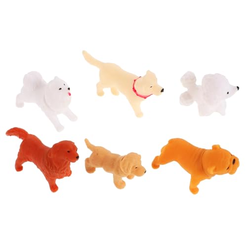 INOOMP 6 Stück Kinderspielzeug Paparazzi winzige Spielsachen für Welpenspielzeug für Hundespielzeug Wannenspielzeug Tierpuppen Spielzeugkätzchen Spielzeugtiere Tongjiao INOOMP 6 Stück Kinderspielzeug Paparazzi winzige Spielsachen für Welpenspielzeug für Hundespielzeug Wannenspielzeug Tierpuppen Spielzeugkätzchen Spielzeugtiere Tongjiao von INOOMP
