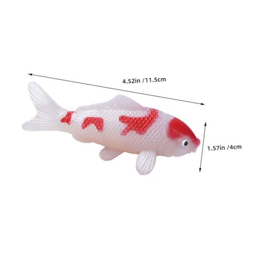 INOOMP 6 Stück Künstliche Koi Fisch Modelle Teilig Realistische Aquarium Deko in Farben Langlebig Robust als Fotorequisite für Aquarien und Teichzubehör INOOMP 6 Stück Künstliche Koi Fisch Modelle Teilig Realistische Aquarium Deko in Farben Langlebig Robust als Fotorequisite für Aquarien und Teichzubehör von INOOMP