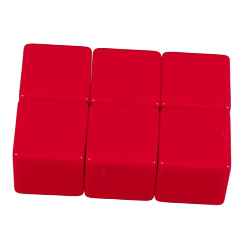 INOOMP 6 Stück Leere Würfel Trickwürfel Zieh mit klarer Tasche Geschichtenwürfel Würfel Standard -Game Dices Bulk winzige Würfel für Spiel DIY-Würfel Acryl rot INOOMP 6 Stück Leere Würfel Trickwürfel Zieh mit klarer Tasche Geschichtenwürfel Würfel Standard -Game Dices Bulk winzige Würfel für Spiel DIY-Würfel Acryl rot von INOOMP