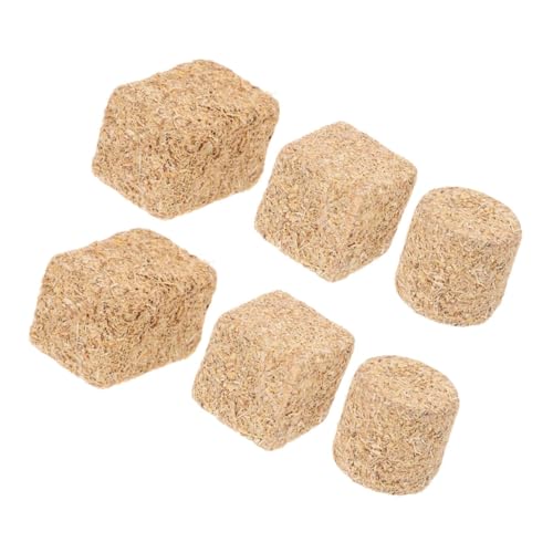 INOOMP 6 Stück Mini-heuhaufen-Modell Stroh Heu Mini-strohheu Miniatur-heuballen-Figur Strohballen Miniatur-heuhaufen Mini-heuballen Zum Basteln Künstliche Heuballen Holz Khaki INOOMP 6 Stück Mini-heuhaufen-Modell Stroh Heu Mini-strohheu Miniatur-heuballen-Figur Strohballen Miniatur-heuhaufen Mini-heuballen Zum Basteln Künstliche Heuballen Holz Khaki von INOOMP