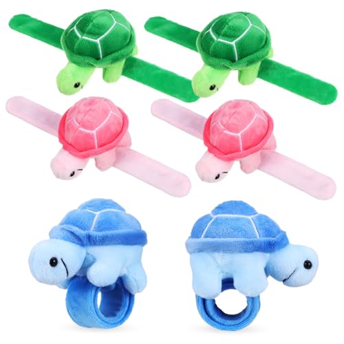 INOOMP 6 Stück Plüschpuppen Schnappring Plüschtier Huggers Plüsch Schlagarmband Party Schlagarmband Kuscheltiere Plüschtier Schnapparmbänder Schildkröten Schlagarmband Süße Pp INOOMP 6 Stück Plüschpuppen Schnappring Plüschtier Huggers Plüsch Schlagarmband Party Schlagarmband Kuscheltiere Plüschtier Schnapparmbänder Schildkröten Schlagarmband Süße Pp von INOOMP