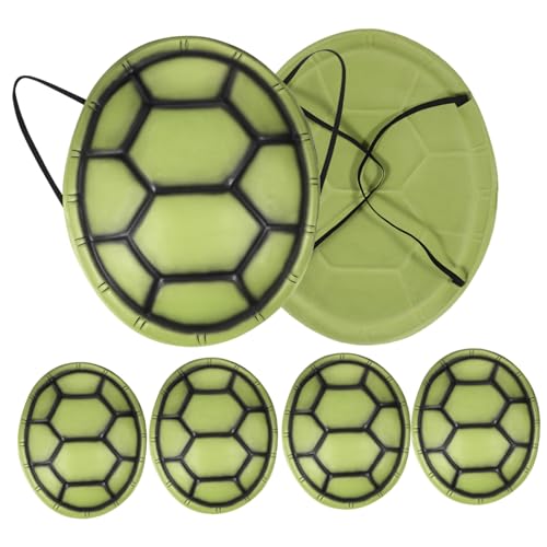 INOOMP 6 Stück Schildkrötenpanzer Requisiten Halloween Kostüm Cosplay Erwachsene Halloween Kinderkostüme Kostümpanzer Und Frontschildkrötenpanzer Kostüm Schildkröten INOOMP 6 Stück Schildkrötenpanzer Requisiten Halloween Kostüm Cosplay Erwachsene Halloween Kinderkostüme Kostümpanzer Und Frontschildkrötenpanzer Kostüm Schildkröten von INOOMP
