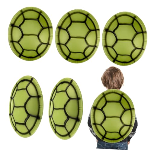 INOOMP 6 Stück Schildkrötenpanzer-Requisiten Karnevals-Schildkrötenpanzer Meilen Hülse tierkostüme faschingskostüme Kinderkommode Schildkrötenkleid Schildkrötenpanzerförmiges Green von INOOMP