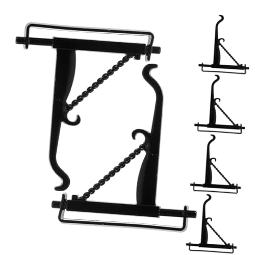 INOOMP 6 Stück Simulationshakenhalterung Mini Aufhänger klein Zubehör für Puppenhäuser Dollhouse Decor Legierung Schwarz INOOMP 6 Stück Simulationshakenhalterung Mini Aufhänger klein Zubehör für Puppenhäuser Dollhouse Decor Legierung Schwarz von INOOMP