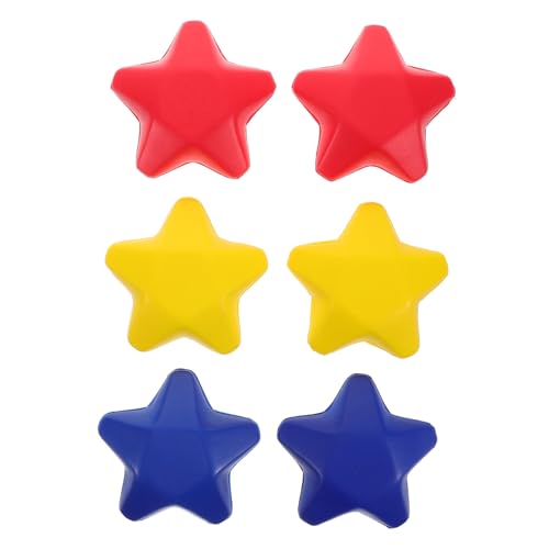 INOOMP 6 Stück Spielzeugball Zum Stressabbau Sternstress Ball Kleiner Wasserball Gefälligkeiten Für Weihnachtsfeiern Lustige Stressbälle Für Erwachsene Matschig Zappeln Pu INOOMP 6 Stück Spielzeugball Zum Stressabbau Sternstress Ball Kleiner Wasserball Gefälligkeiten Für Weihnachtsfeiern Lustige Stressbälle Für Erwachsene Matschig Zappeln Pu von INOOMP