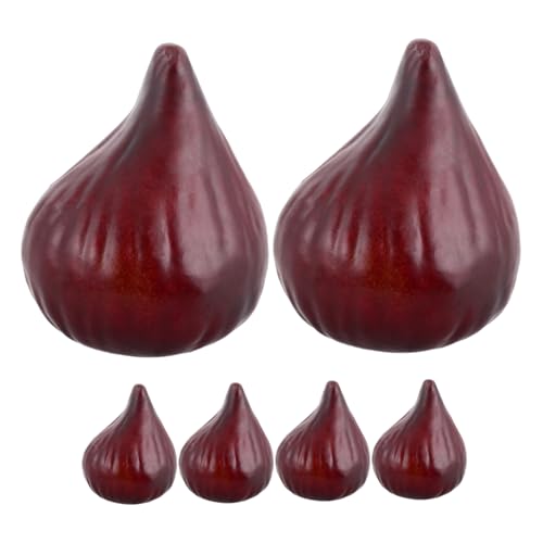 INOOMP 6 Stück künstliche Feige Simulationsfrucht Layout-Szenendekor Requisiten für Lebensmittelpräsentationen Künstliche Früchtestatue Faux-Modell Schaum Dark Brown INOOMP 6 Stück künstliche Feige Simulationsfrucht Layout-Szenendekor Requisiten für Lebensmittelpräsentationen Künstliche Früchtestatue Faux-Modell Schaum Dark Brown von INOOMP