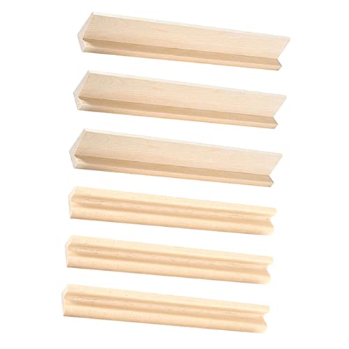 INOOMP 6 Teiliges Domino Ständer Rack Stapelunterstützung Sechs Tabletthalter Farbiger Domino Halter Für Dominosteine Kleiner Organizer Großes Domino Zubehör Domino Spielzubehör von INOOMP