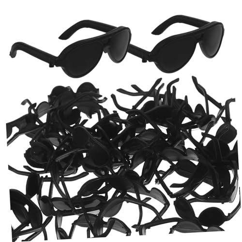 INOOMP 60 Stück Mini- Und Mini-Puppen Zubehör Babypuppe Realistisch Kleine Puppen Hoch Für Puppengläser Dekore Minipuppenbrille Puppe Puppenbrillen Plastik von INOOMP