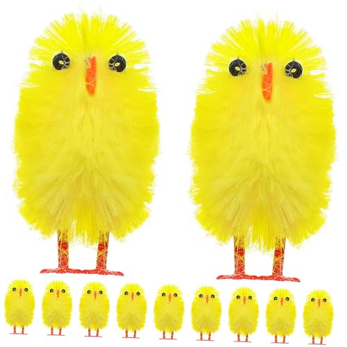INOOMP 60 Stück Osterküken Dekoration Mini Hühnerbrühe Mini Flauschküken Kleine Winzige Küken Flauschige Hühner Dekoration Hühner Party Dekorationen Dekorieren Gelbe Chemiefaser INOOMP 60 Stück Osterküken Dekoration Mini Hühnerbrühe Mini Flauschküken Kleine Winzige Küken Flauschige Hühner Dekoration Hühner Party Dekorationen Dekorieren Gelbe Chemiefaser von INOOMP