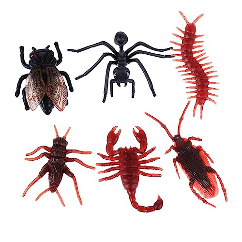 INOOMP 60Stücke Realistische Insektenmodelle Simulationsspielzeug für Halloween Streiche Partys Hochwertige Kunststoffinsekten für Scherzspielzeug und Dekoration INOOMP 60Stücke Realistische Insektenmodelle Simulationsspielzeug für Halloween Streiche Partys Hochwertige Kunststoffinsekten für Scherzspielzeug und Dekoration von INOOMP