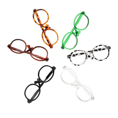 INOOMP 6Stücke Puppenbrillen Entzückende für Puppen Modisches Puppenzubehör Leicht und Bruchsicher für Kreative Verkleidungen und DIY Spielzeuggestaltung INOOMP 6Stücke Puppenbrillen Entzückende für Puppen Modisches Puppenzubehör Leicht und Bruchsicher für Kreative Verkleidungen und DIY Spielzeuggestaltung von INOOMP