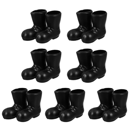 INOOMP 7paare Miniatur Weihnachtsmann-Stiefel Mini Schuhe Für Puppenhaus-Dekoration Kreative Weihnachtsaccessoires Zubehör Für Kleine Wohnungen INOOMP 7paare Miniatur Weihnachtsmann-Stiefel Mini Schuhe Für Puppenhaus-Dekoration Kreative Weihnachtsaccessoires Zubehör Für Kleine Wohnungen von INOOMP