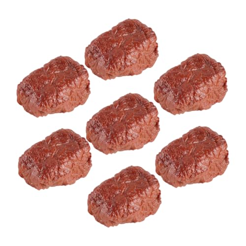 INOOMP 7 Stück Künstliches Fleisch Requisiten Rindfleisch Gefälschte Realistische Spielnahrung Steak Simulieren Rindfleisch Gefälschte Realistische Lebensgroße Nahrung Lebensmittel Foto INOOMP 7 Stück Künstliches Fleisch Requisiten Rindfleisch Gefälschte Realistische Spielnahrung Steak Simulieren Rindfleisch Gefälschte Realistische Lebensgroße Nahrung Lebensmittel Foto von INOOMP
