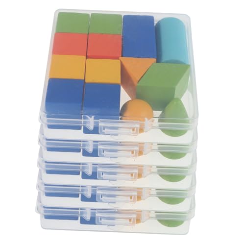 INOOMP 70 Stück geometrisches Modell dreidimensionale Figuren 3D -Objekte Geometrische Formpaarung des Brettspiels Musterblöcke für das Klassenzimmer Blöcke Formen Plastik INOOMP 70 Stück geometrisches Modell dreidimensionale Figuren 3D -Objekte Geometrische Formpaarung des Brettspiels Musterblöcke für das Klassenzimmer Blöcke Formen Plastik von INOOMP