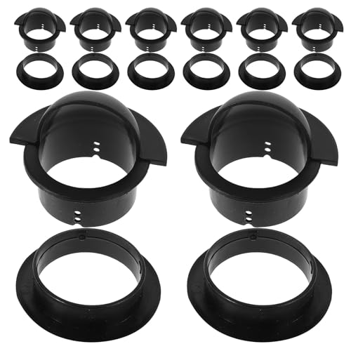 INOOMP 8 Sets Tischfußball-Zubehör: Robuster Kunststoff-Ersatz für Tischfußball-Einstiegsschalen – Fußballmaschinen-Einstiegsschalenadapter für Tischfußballspiele von INOOMP