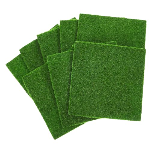 INOOMP 8 Stück Blätter Künstliches Moos Rasen Simulation Balkon Gras Teppich Kunstmoos Für Terrarium Mikrolandschaft Terrarium Moos Zum Basteln Gras Tischmatte Simulierte Matten INOOMP 8 Stück Blätter Künstliches Moos Rasen Simulation Balkon Gras Teppich Kunstmoos Für Terrarium Mikrolandschaft Terrarium Moos Zum Basteln Gras Tischmatte Simulierte Matten von INOOMP
