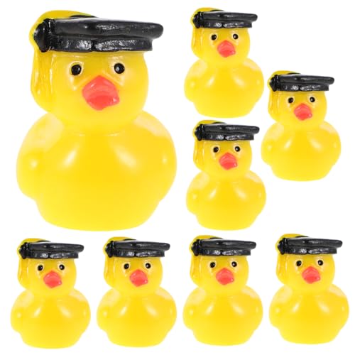 INOOMP 8 Stück Doctor Duck Statue Mini-abschlusskappe Mit Quasten Andenkenabschluss Miniatur-landschaftsornament Hausdekoration Heimdekoration Dollhouse Duck Decor Wohnkultur Gelb Harz INOOMP 8 Stück Doctor Duck Statue Mini-abschlusskappe Mit Quasten Andenkenabschluss Miniatur-landschaftsornament Hausdekoration Heimdekoration Dollhouse Duck Decor Wohnkultur Gelb Harz von INOOMP