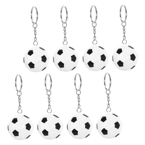 INOOMP 8 Stück Fußball Schlüsselanhänger aus Metall und Abs Leichte und Kompakte Fußball Anhänger als Geschenke und Mitgebsel für Jungen Party Accessoires und Geburtstagsfeiern INOOMP 8 Stück Fußball Schlüsselanhänger aus Metall und Abs Leichte und Kompakte Fußball Anhänger als Geschenke und Mitgebsel für Jungen Party Accessoires und Geburtstagsfeiern von INOOMP