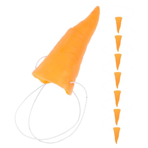 INOOMP 8 Stück Klebenasen Karotten Karneval Party Zubehör Schneemann Nase Für Accessoires Deko Schneemann Kostüm Nase Winter Schneemann Nase Karotten Nase Für Schneemann Orange Vinyl INOOMP 8 Stück Klebenasen Karotten Karneval Party Zubehör Schneemann Nase Für Accessoires Deko Schneemann Kostüm Nase Winter Schneemann Nase Karotten Nase Für Schneemann Orange Vinyl von INOOMP