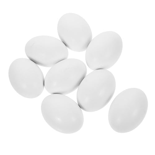 INOOMP 8 Stück Künstliche Eier Falsche Hühnereier für DIY Bastelprojekte Bemalen Dekoration Realistische Eier für Ostern INOOMP 8 Stück Künstliche Eier Falsche Hühnereier für DIY Bastelprojekte Bemalen Dekoration Realistische Eier für Ostern von INOOMP