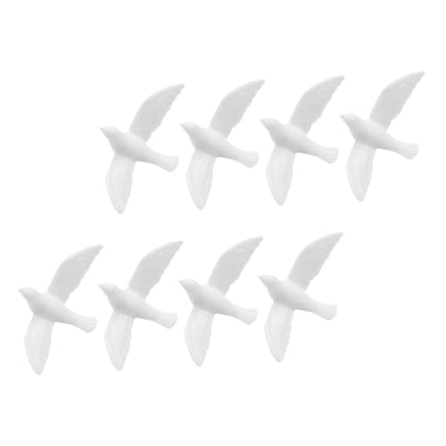 INOOMP 8 Stück Miniatur Tauben Winzige Malfiguren Für Ornamente Für Vögel Kinderspielzeug Kinderfiguren Mini Tauben Dekoration Vogelfigur Simulierte Vogelstatue Mini Weiß INOOMP 8 Stück Miniatur Tauben Winzige Malfiguren Für Ornamente Für Vögel Kinderspielzeug Kinderfiguren Mini Tauben Dekoration Vogelfigur Simulierte Vogelstatue Mini Weiß von INOOMP