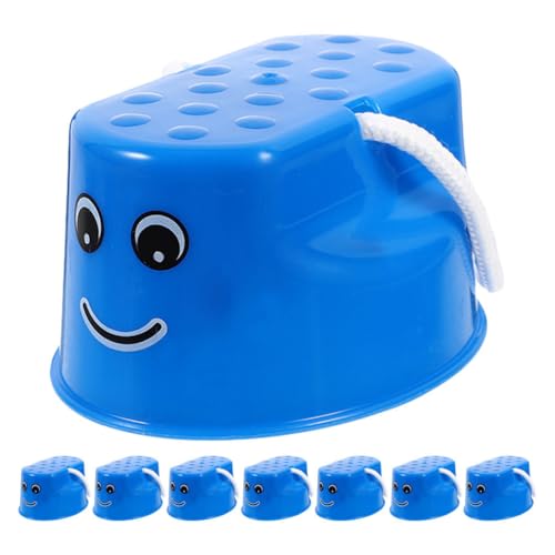 INOOMP 8 Stück Stelzen für Kinder: Eimerstelzen, Stepping-Balance-Spielzeug, Kunststoff, Balancing Walking Cups für Kinder, Gleichgewichtstraining, Entwicklungsspielzeug INOOMP 8 Stück Stelzen für Kinder: Eimerstelzen, Stepping-Balance-Spielzeug, Kunststoff, Balancing Walking Cups für Kinder, Gleichgewichtstraining, Entwicklungsspielzeug von INOOMP