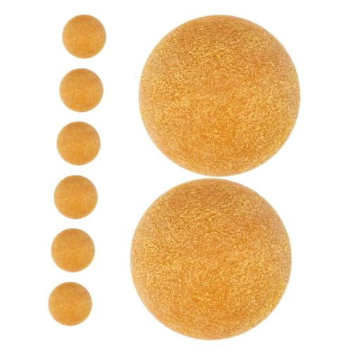 INOOMP 8 Stück Tischfußball Kleiner Fußball Plastikkugeln Foosballball Mini-Fußbälle als Gastgeschenke Mini-Fußball Fußballbälle Ersatzbälle für Kickerbälle Mini Tischkicker Abs Gelb INOOMP 8 Stück Tischfußball Kleiner Fußball Plastikkugeln Foosballball Mini-Fußbälle als Gastgeschenke Mini-Fußball Fußballbälle Ersatzbälle für Kickerbälle Mini Tischkicker Abs Gelb von INOOMP