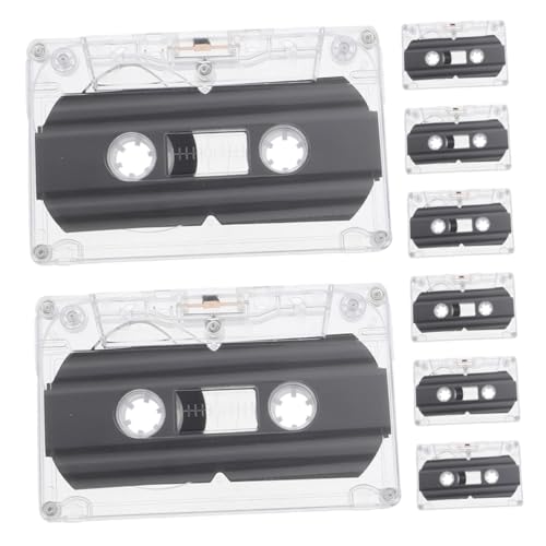 INOOMP 8 Stück leeres Band Kassette Player Recorder Leere Audiokassetten Kassettenrekord Musikkassetten Kassettenband leer Leere Kassetten, Audiokassetten Miniband Plastik Transparent INOOMP 8 Stück leeres Band Kassette Player Recorder Leere Audiokassetten Kassettenrekord Musikkassetten Kassettenband leer Leere Kassetten, Audiokassetten Miniband Plastik Transparent von INOOMP