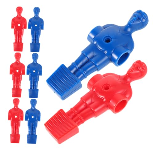 INOOMP 8 Stücke Tischfußballspielerpuppen Miniatur Tischfußballfiguren Für Desktop Fußballspiel Tischfußballtischteile Ersatz Für Freunde Der Familie von INOOMP