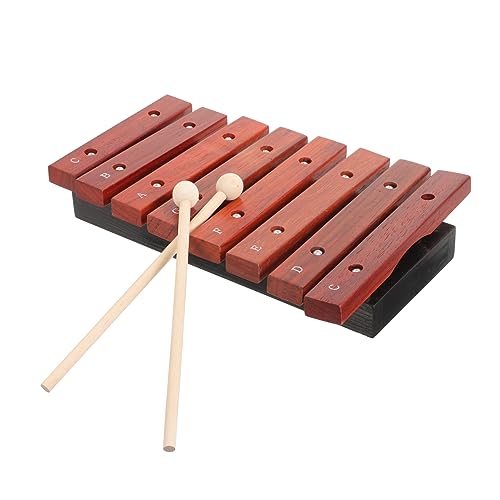INOOMP 8 Ton Xylophon Musik Kleinkind Glockenspiel Schlaginstrument Xylophon Xylophon Anfänger Xylophon Für Xylophon Mit Schlägeln Holz von INOOMP
