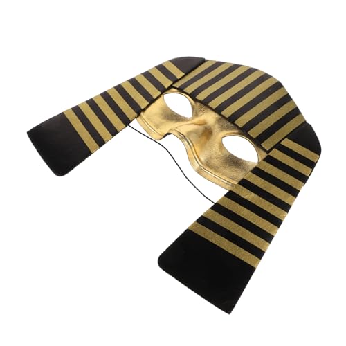 INOOMP Ägyptische Cosplay Maske für Halloween Wiederverwendbare Party Requisite für Detailreiche Gestaltung für Aufführungen und Themenveranstaltungen für Feiern und Bühnenauftritte INOOMP Ägyptische Cosplay Maske für Halloween Wiederverwendbare Party Requisite für Detailreiche Gestaltung für Aufführungen und Themenveranstaltungen für Feiern und Bühnenauftritte von INOOMP