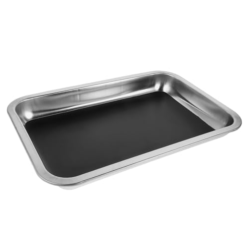 INOOMP Anatomie-Tablett Tablett für Laborinstrumente Probentablett Sezierschale Labor-Sezierpfanne Instrumentenablage aus Edelstahl Laborpräparatplatte Rostfreier Stahl INOOMP Anatomie-Tablett Tablett für Laborinstrumente Probentablett Sezierschale Labor-Sezierpfanne Instrumentenablage aus Edelstahl Laborpräparatplatte Rostfreier Stahl von INOOMP