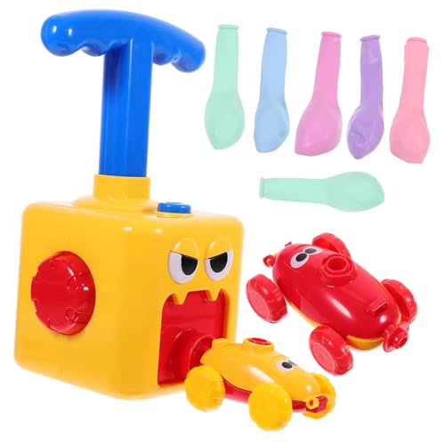 INOOMP Ballon Auto Kreatives Trägheitsfahrzeug für Jungen und Druckgesteuertes Spielzeugauto Gelb Energieeffizient für Kleinkinder und Junge Mädchen INOOMP Ballon Auto Kreatives Trägheitsfahrzeug für Jungen und Druckgesteuertes Spielzeugauto Gelb Energieeffizient für Kleinkinder und Junge Mädchen von INOOMP
