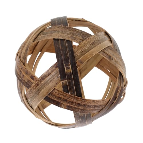 INOOMP Bambus -Fußballspielzeug Jonglierbälle für Kinderball Retro- Fitnessgeräte Fußball für Jungen Bambuskugel Kleinkind -Outdoor - Light Brown INOOMP Bambus -Fußballspielzeug Jonglierbälle für Kinderball Retro- Fitnessgeräte Fußball für Jungen Bambuskugel Kleinkind -Outdoor - Light Brown von INOOMP