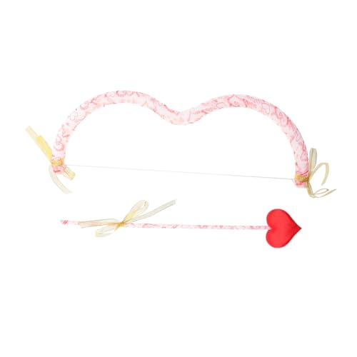 INOOMP Bastelzubehör für, Halloween-Kostüm Kostüm Damen Herz -Set zum Valentinstag -Zubehörset Amorpfeil und Bogen Zubehör Schaum Baumwolle von INOOMP