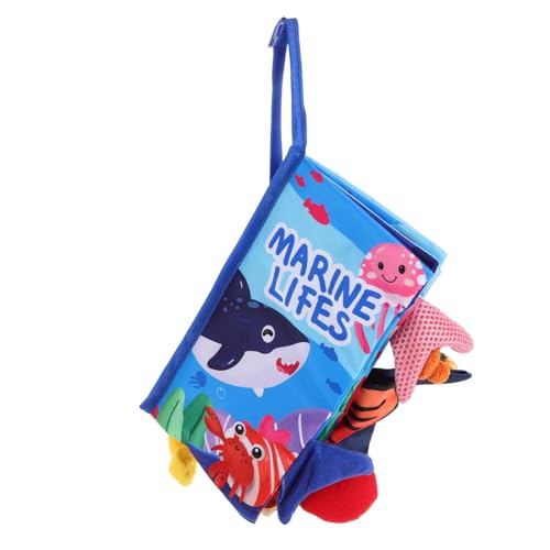 INOOMP Bilderbuch zur Früherziehung Babyweiches Buch Knisterspielzeug für Babys weiches babybuch Stoffbücher für Babys Crinkle-Bücher Knisterbücher für Babys Polyester INOOMP Bilderbuch zur Früherziehung Babyweiches Buch Knisterspielzeug für Babys weiches babybuch Stoffbücher für Babys Crinkle-Bücher Knisterbücher für Babys Polyester von INOOMP